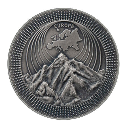 AgaKulche Mont Blanc Dark 2021 Gümüş Sikke Coin